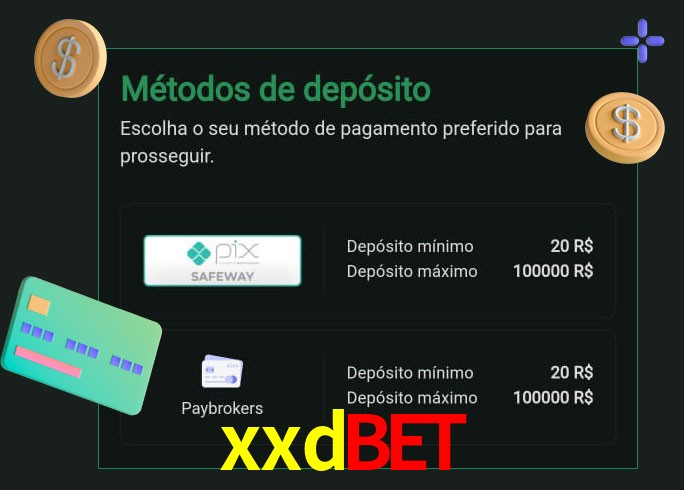 O cassino xxdbet oferece uma grande variedade de métodos de pagamento